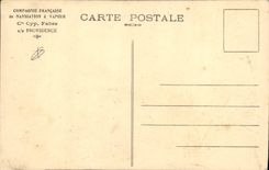 Vintage Postcard Boat Steamer Co Cyp Fabre SS Providence