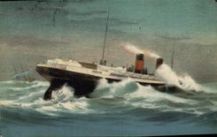 CPA Bateau Paquebot La Provence 