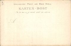 CPA Folklore Jeune fille de Quimper 