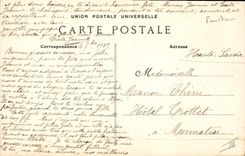 CPA Folklore Fille et Gas de Plougastel Daoulas 