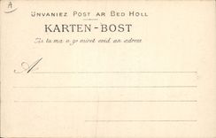 CPA Folklore Jeune fille de Gourin au rouet 