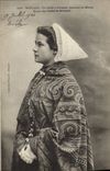 CPA Folklore Morlaix La coiffe a cornette Costume de mariee 