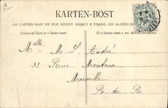 Postal Folclore Morlaix la cofia tiene cornette Traje de casada