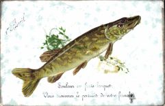 CPA Fantaisie Paques 1er Avril 