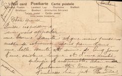 CPA Fantaisie Paques 1er Avril 