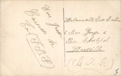 CPA Fantaisie Paques 1er Avril Homme 