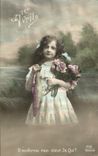 CPA Fantaisie Paques 1er Avril Enfant 
