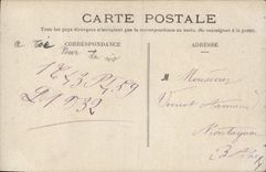 CPA Fantaisie Paques 1er Avril Femme 