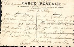 CPA Fantaisie Paques 1er Avril 