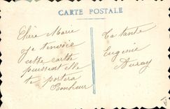CPA Fantaisie Paques 1er Avril Trefle