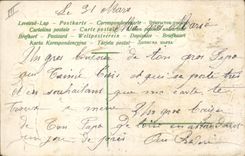 CPA Fantaisie Paques 1er Avril Fleurs 