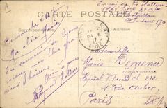 Vintage Postcard Chasse has courre out of Drill of Lyons the death of the Lyons stag the Drill