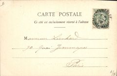 CPA Chasse a courre en Foret de Fontainebleau Depart pour l'attaque Chiens Chien