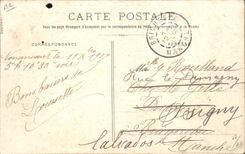 Vintage Postcard Chasse has courre in the drill of Dreux a defect