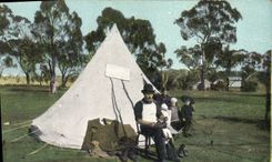 Vintage Postcard Shoemaker Bush Cobber