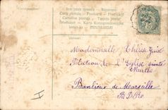 CPA Fantaisie Chaussure Fleurs 