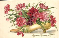 CPA Fantaisie Chaussure 