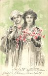 CPA Fantaisie Illustrateur Femmes 