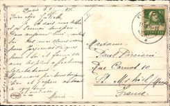 CPA Fantaisie Illustrateur Lapin Paques 