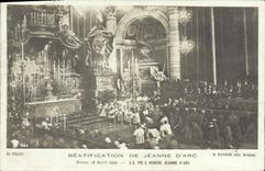 CPA Beatification de Jeanne d'Arc Rome 18 avril 1909 