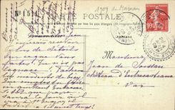 CPA Jeanne d'Arc conduisant son troupeau entend les vois 