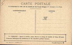 CPA Jeanne d'Arc Apres la victoire messe dite sur le champ de bataille de Patay 