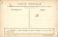 CPA Jeanne d'Arc Entree triomphale de Jeanne a Orleans 