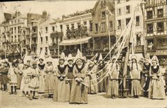 CARTE PHOTO Beauvais Fetes de Jeanne d'Arc 