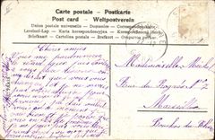 Postal Juana de Arco en Reims según Ingres