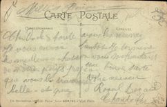 Postal Fantasia Ilustrador Griff Pequeño recuerdos del frente Militaria