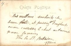 CPA Fantaisie Illustrateur Griff Chat Chaton