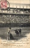 Postal Corrida Curso de toros Corrida de Toros Suerte de matar