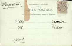 Postal Corrida Corrida de toros Caída del picador