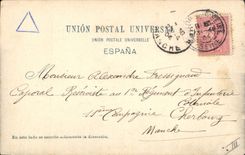 CPA Corrida Course de taureaux Perfilandose para matar 