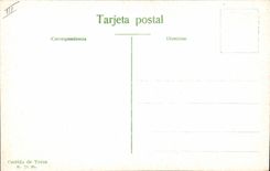 Postal Corrida Curso de toros Entrando a picar