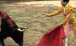CPA Corrida Course de taureaux Muerto del toro La descabello 