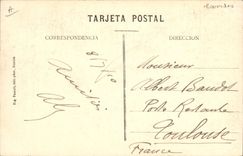 Postal Corrida Corrida de toros un Puyazo