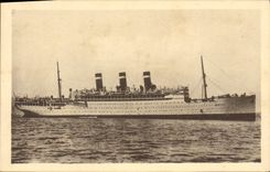 CPA Bateau Paquebot Cie Cyp Fabre SS Providence 