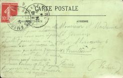 Vintage Postcard Boat Steamer Le Havre the Deck chair of the Transatlantic General Company