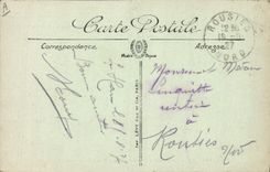 Vintage Postcard Boat Steamer Le Havre Rochambeau of the Transatlantic General Company