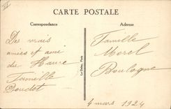 CPA Bateau Paquebot Le Havre Le Transatlantique Rochambeau