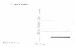 Modern Postcard Cinema Francoise Delbart