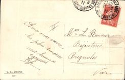 CPA Fantaisie Bonhomme de neige Femme 