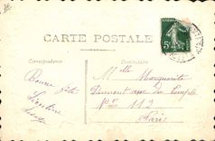 CPA Fantaisie Brodee Colombe Ste Catherine 