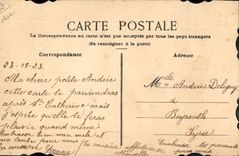 CPA Fantaisie Brodee Bonnet Ste Catherine 