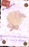 CPA Fantaisie Brodee Bonnet Ste Catherine 