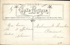 Vintage Postcard Fantasy Woman co. Catherine