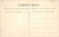 Postal Folclore Muchacha de Huelgoat