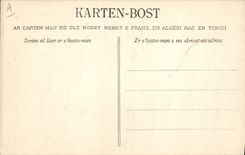 Postal Folclore Muchacha de Elven