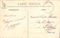 Postal Folclore Nina de Hanvec